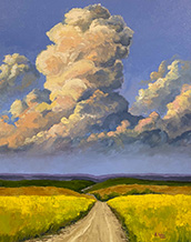 Landscape paintingby Kevin Hobbs available from Prairiebrooke Arts in Overland Park, Kansas, 052124