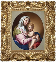 Madonna and Child by Onorio Marinari exhibition at Ball State University David Owsley Museum of Art in Muncie, Indiana, May 17 - June 19, 2024, 052124