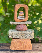 Sculpture by Susan Abel available from Odyssey Gallery of Ceramic Arts in Asheville, NC, 052124