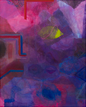 Abstract painting by Victoria Morton on exhibition at Jessica Silverman in San Francisco, June 7 - July 20, 2024, 060424