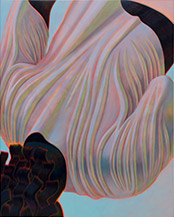 Painting by Alex Gardner on exhibition at Perrotin Gallery in New York, June 1 - July 26, 2024, 070324