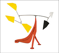 Sculpture by Alexander Calder on exhibition at Seattle Art Museum in Seattle, WA, through August 4, 2024, 060324