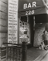 Black and white photograph by Berenice Abbott from 1947 on exhibition at New Orleans Museum of Art in New Orleans, LA, July 12 - March 16, 2025, 091324