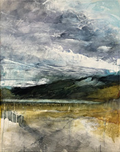 Landscape painting by Bethany Rowland available from Laura Vincent Design and Gallery in Portland, OR, September 2024, 091424