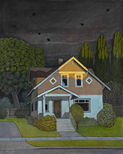 Painting by David Poleski on exhibition at Gallery Mack in Seattle, WA, July 20 - August 23, 2024, 072524