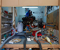 Artwork by Jason Rhoades on exhibition at Hauser & Wirth in Downtown Los Angeles, September 13 - January 14, 2025, 091124