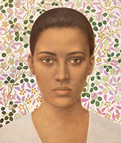 Portrait painting by Alberto Galvez on exhibition at Nuart Gallery in Santa Fe, NM, November 22 - December 14, 2024, 120224