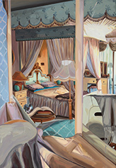 Painting by Anna Freeman Bentley on exhibition at Anat Ebgi in Los Angeles, CA, October 26 - January 11, 2025, 111824