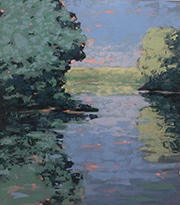 Landscape painting by Brian Hibbard on exhibition at Thomas Deans Fine Art in Atlanta, GA, November 12 - December 31, 2024, 121424