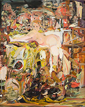 Abstract painting by Cecily Brown available from Paula Cooper Gallery in New York, through December 14, 2024, 120924