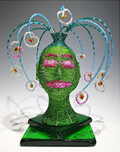 Wire sculpture by Chris Wooten available from The American Art Company in Tacoma, WA, December 2024, 120424