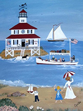 Seascape painting by Cynthia Gallant-Simpson available from Landmark Gallery in Kennebunk, Maine, 120724