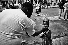 Black and white photograph by Devin Allen on exhibition Galerie Myrtis in Baltimore, Maryland, October 25 - January 11, 2025, 120724