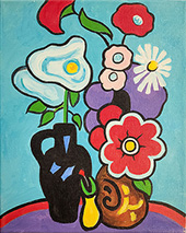 Artwork by Gabriele Munter for sale at yearly auction sold December 2024 at Iowa Contemporary Art (ICON) in Fairfield, Iowa, 120724