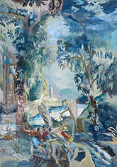 Painting by Jane Irish on exhibition at Locks Gallery in Philadelphia, Pennsylvania, November 7 - December 20, 2024, 120824