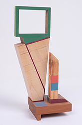 Wood sculpture by Jim Osman available from McKenzie Fine Art in New York, December 2024, 091024