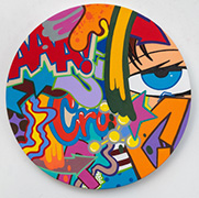 Artwork by John CRASH Matos on exhibition at JoAnne Artman Gallery in New York, NY, November 14 - January 31, 2025, 120624