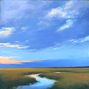 Landscape painting by Margaret Gerding on exhibition at Maine Art Hill in Kennebunk, Maine, November 29 - December 29, 2024, 120724