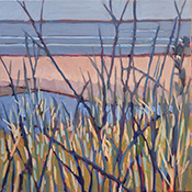 Landscape painting by Nina Weiss available from J. Petter Galleries in Douglas, Michigan, December 2024, 120224