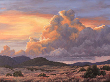 Southwest landscape painting by Phil Bob Borman available from The Legacy Gallery in Scottsdale, AZ, December 12 - 31, 2024, 121124