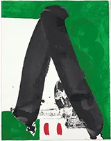 Lithograph by Robert Motherwell available from Jerald Melberg Gallery in Charlotte, NC, January 2025, 120124