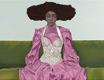 Painting by Robert Peterson on exhibition at Wichita Art Museum in Wichita, KS, September 28 - January 5, 2025, 111924