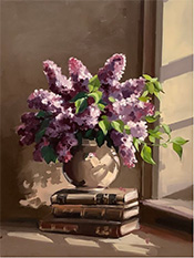 Botanical still life by Anna Chambers-Goldberg on exhibition at Gallery 360 in Minneapolis, Minnesota, April 19 - May 25, 2025, 041525