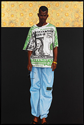 Artwork by Barkley L. Hendricks on exhibition at Jack Shainman Gallery in the Chelsea district of New York, January 9 - February 22, 2025, 122624