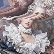 Artwork by Ben Ashton on exhibition at Corey Helford Gallery in Los Angeles, CA, March 15 - April 19, 2025, 031425