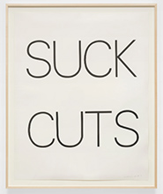 Artwork by Bruce Nauman on exhibition at Marian Goodman Gallery in Los Angeles, CA, February 19 - April 26, 2025, 031425