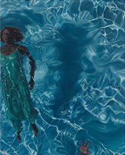 Painting by Calida Rawles on exhibition at Memphis Brooks Museum of Art in Memphis, Tennessee, March 19 - September 7, 2025, 041525