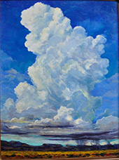 Landscape painting by Dean Bradshaw on exhibition at Gallery Mack in Seattle, WA, February 14 - April 12, 2025, 030625