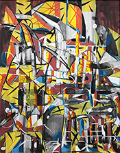 Artwork by Drew Peterson on exhibition at Rosalux Gallery in Minneapolis, Minnesota, April 5 - 27, 2025, 041525
