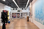 Interior view of Hardware Gallery, located in Tribeca art district of New York, 030125