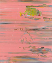 Abstract painting by Jack Whitten on exhibition at Museum of Modern Art -MoMA in New York, March 23 - August 2, 2025, 033025