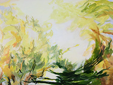 Painting by Janet Jacobs on exhibition at Eleanor Harwood Gallery in San Francisco, January 11 - February 22, 2025, 010725