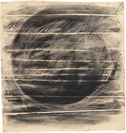 Charcoal drawing by Joseph Havel on exhibition at Josh Pazda Hiram Butler in Houston, Texas, March 1 - April 26, 2025, 030825