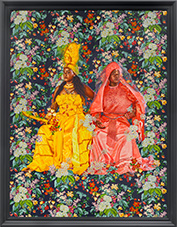 Painting by Kehinde Wiley on exhibition at Wichita Art Museum in Wichita, KS, through September 28, 2025, 010925