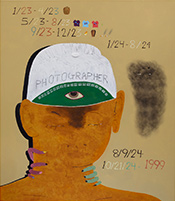 Painting by Kenny Rivero on exhibition at Moran Moran in Los Angeles, California, through January 16, 2025, 112224