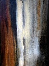 Abstract painting by Penelope Bushman available from Exposures International in Sedona, AZ, March 2025, 030825