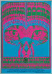 Psychedelic Rock Posters and Fashion of the 1960s on exhibition at the Portland Art Museum in Portland, Oregon, through June 15, 2025, 030125