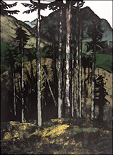 Print by Robert Connell on exhibition at Davidson Galleries in Seattle, January 8 - March 1, 2025, 010525