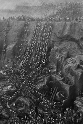 Black and white photograph by Sebastiao Salgado on exhibition at Petter Fetterman Gallery in Santa Monica, CA, March 15 - June 21, 2025, 030325