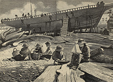 Print by Winslow Homer in American Storyteller Part 2 on exhibition Speed Art Museum in Louisville, KY, through April 20, 2025, 022625