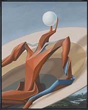 Painting by Alejandro Cardenas on exhibition at Anat Ebgi in Los Angeles, CA, July 12 - August 16, 2025, 080525