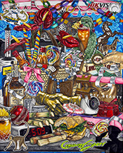 Painting by Anthony White on exhibition at Greg Kucera Gallery in Seattle, WA, May 22 - June 28, 2025, 052825