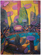 Painting by Cable Griffith on exhibition at J. Rinehart Gallery in Seattle, June 28 - July 26, 2025, 071725