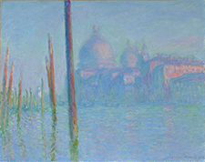 Painting by Claude Monet on exhibition in Monet and Venice at Brooklyn Museum, New York, Oct 6 - February 1, 2026, 080825