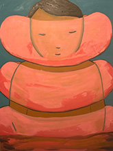 Painting by Daniel White on exhibition at Maus Contemporary in Birmingham, Alabama, May 23 - July 4, 2025, 051625
