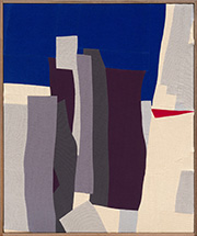 Artwork by Ethan Cook on exhibition at Nino Mier Gallery in Tribeca New York, April 4 - May 10, 2025, 042725